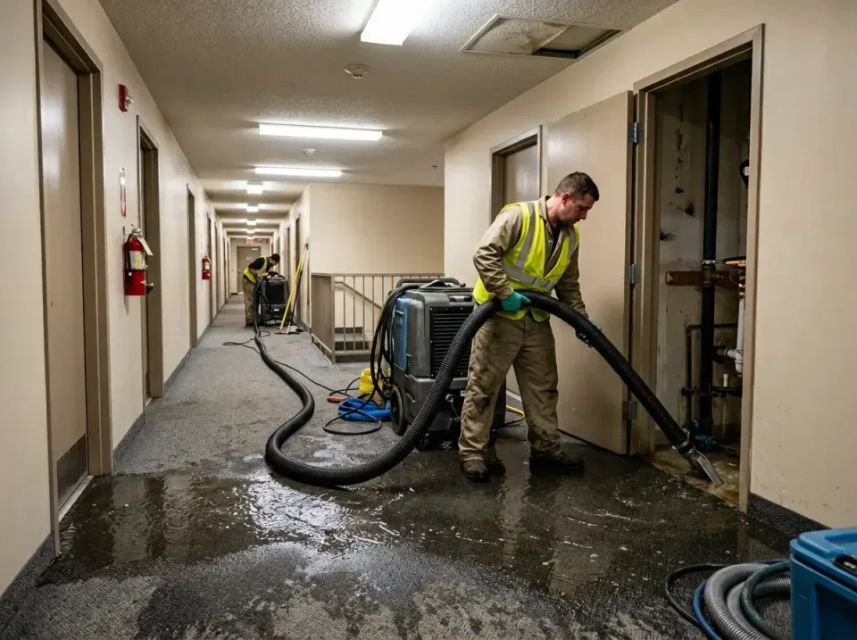 multi-unit-apartment-hallway-f-005 — frequently asked questions, Emergency Burst Pipe Water Extraction & Removal in Wells, MN